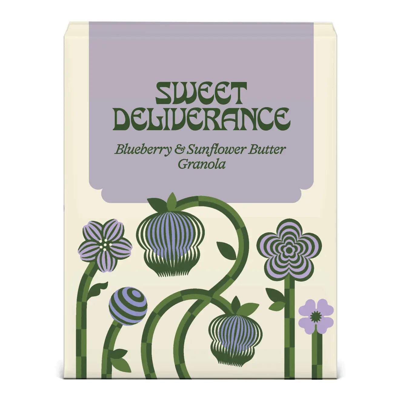 Blueberry sunflower butter nut-free granola gift box — Sweet Deliverance
