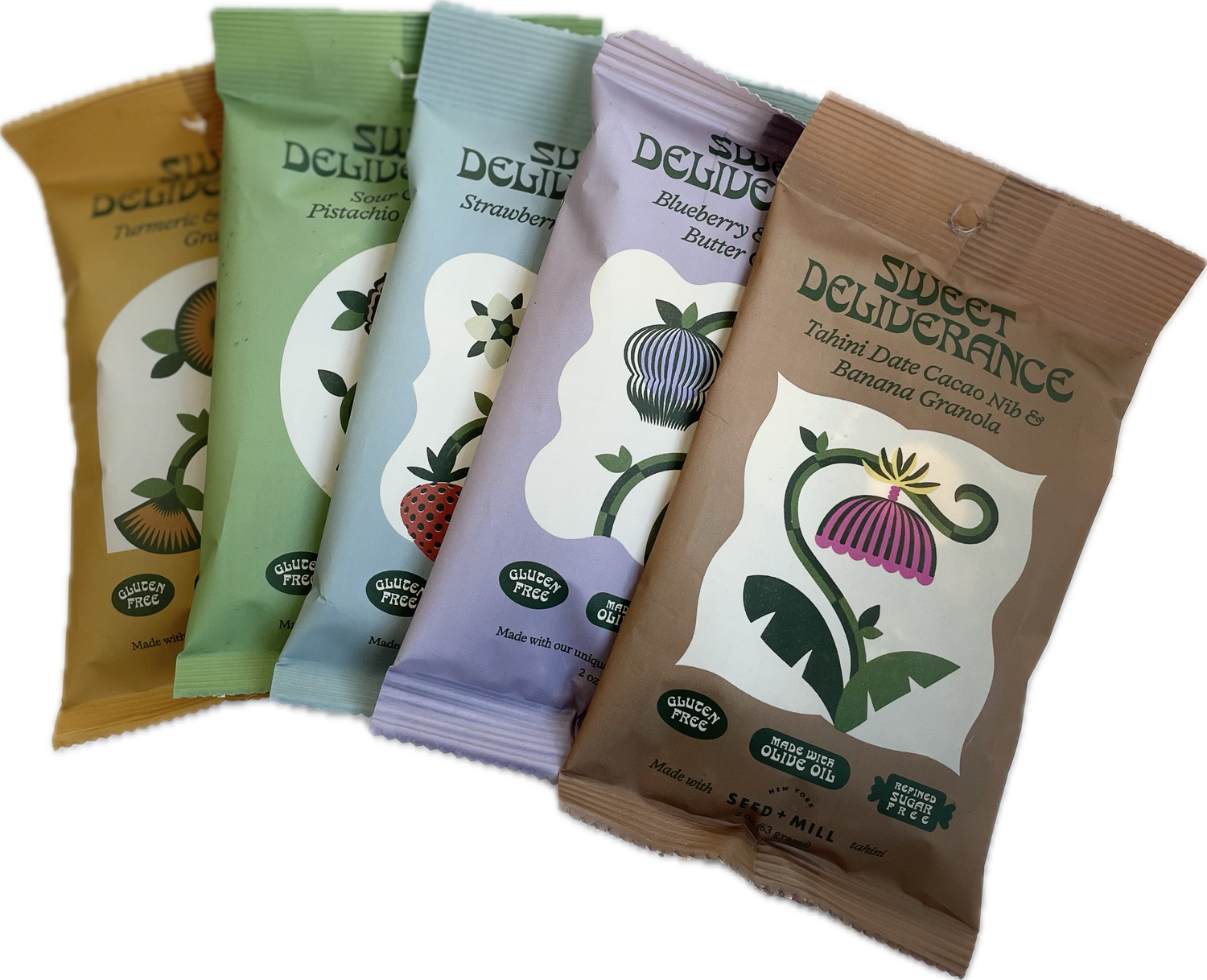 Granola snack pack sample pack TSA-friendly travel size — Sweet Deliverance