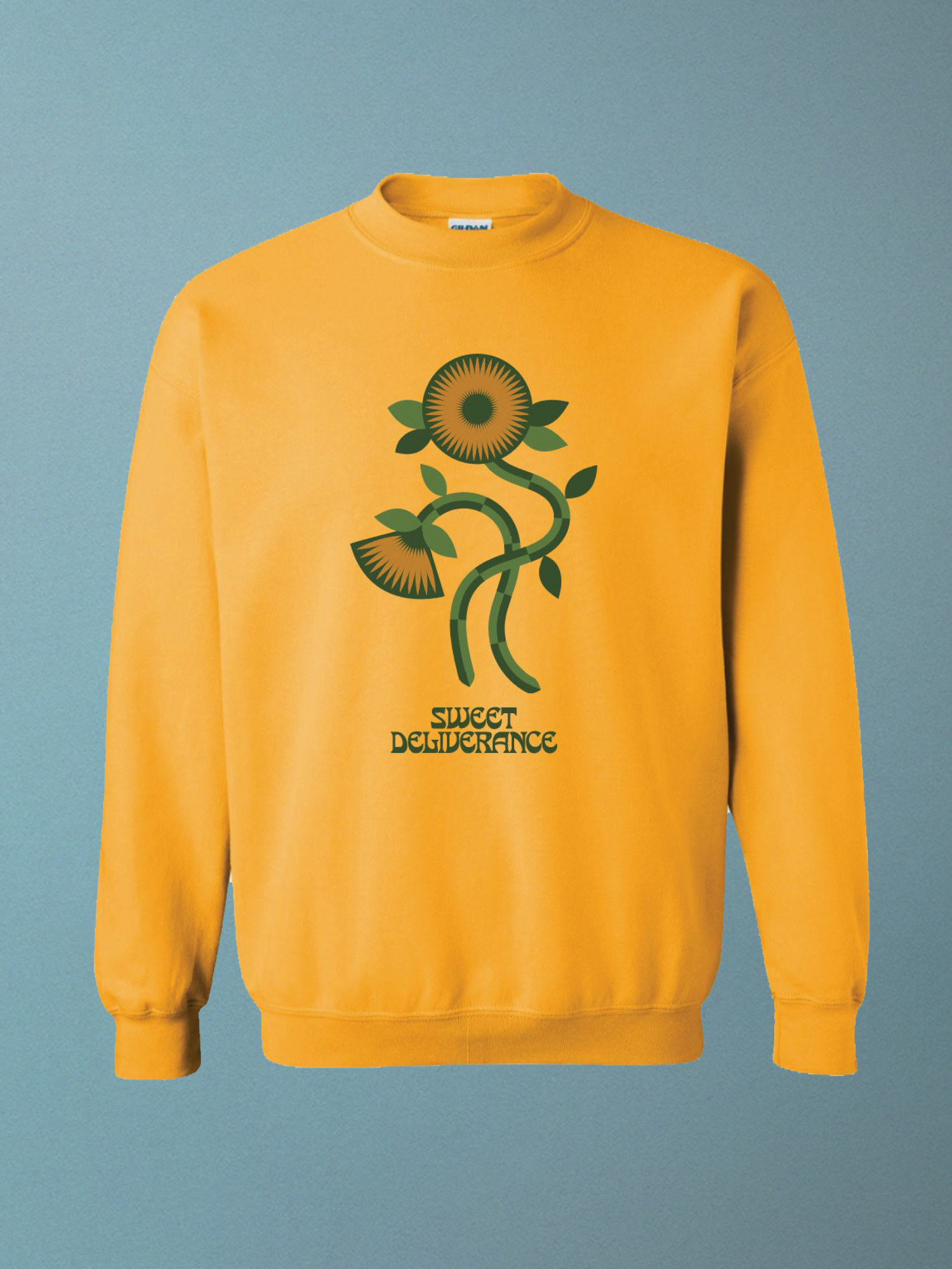 Sunny sunflower crewneck sweatshirt unisex — Sweet Deliverance